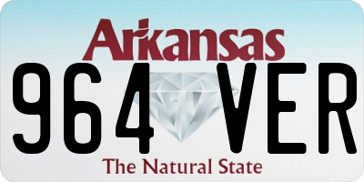 AR license plate 964VER