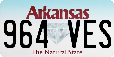 AR license plate 964VES