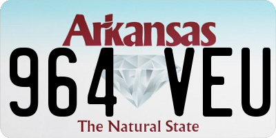 AR license plate 964VEU