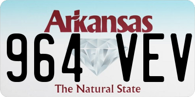 AR license plate 964VEV