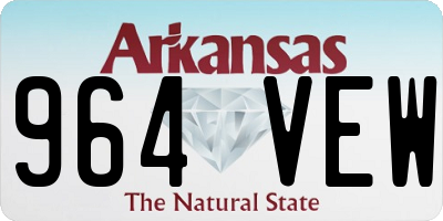 AR license plate 964VEW