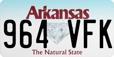 AR license plate 964VFK