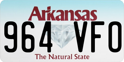 AR license plate 964VFO