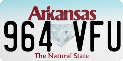 AR license plate 964VFU
