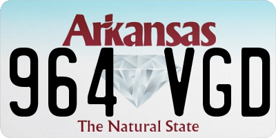 AR license plate 964VGD