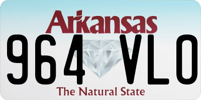 AR license plate 964VLO