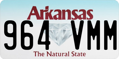 AR license plate 964VMM