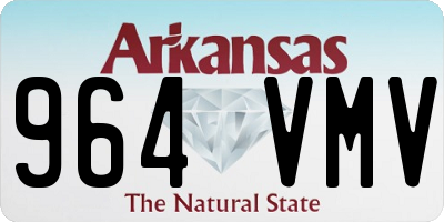 AR license plate 964VMV