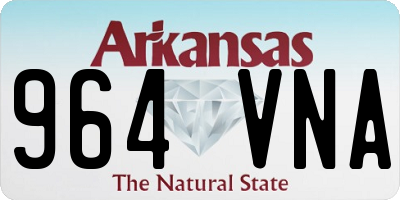 AR license plate 964VNA