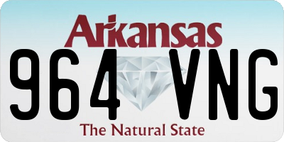 AR license plate 964VNG