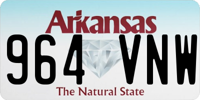 AR license plate 964VNW