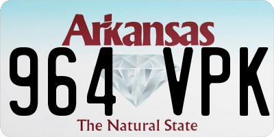 AR license plate 964VPK