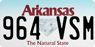 AR license plate 964VSM