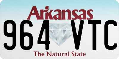 AR license plate 964VTC