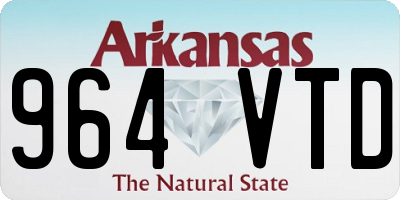 AR license plate 964VTD