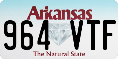 AR license plate 964VTF
