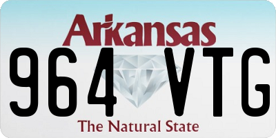 AR license plate 964VTG