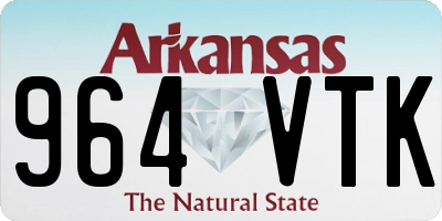 AR license plate 964VTK
