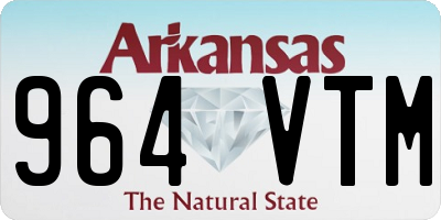 AR license plate 964VTM