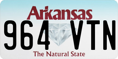 AR license plate 964VTN