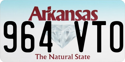 AR license plate 964VTO