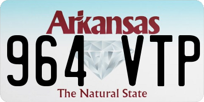 AR license plate 964VTP