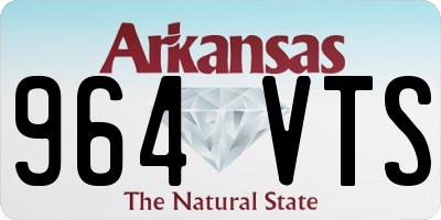 AR license plate 964VTS