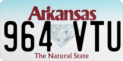 AR license plate 964VTU