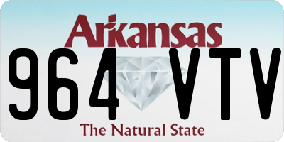 AR license plate 964VTV
