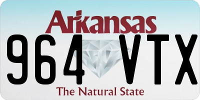 AR license plate 964VTX