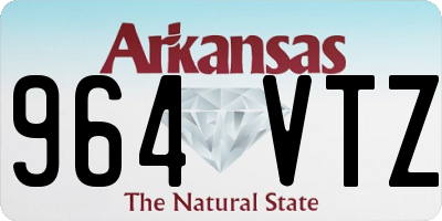 AR license plate 964VTZ