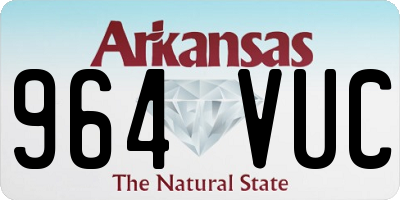 AR license plate 964VUC