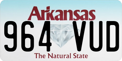 AR license plate 964VUD