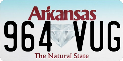 AR license plate 964VUG