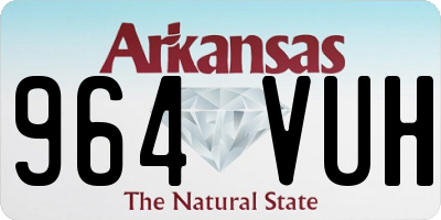 AR license plate 964VUH