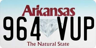 AR license plate 964VUP