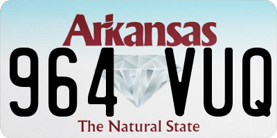AR license plate 964VUQ