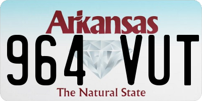 AR license plate 964VUT