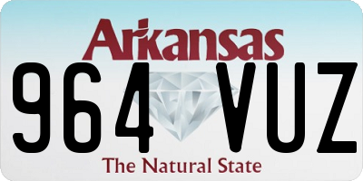 AR license plate 964VUZ