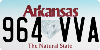 AR license plate 964VVA