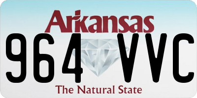 AR license plate 964VVC