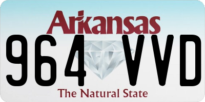 AR license plate 964VVD