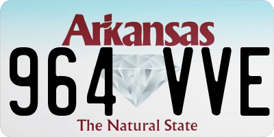 AR license plate 964VVE
