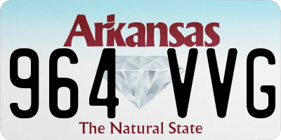 AR license plate 964VVG