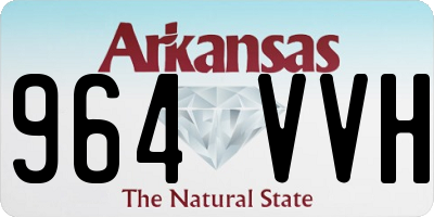 AR license plate 964VVH