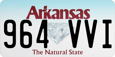 AR license plate 964VVI