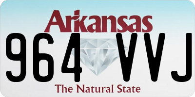 AR license plate 964VVJ