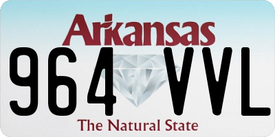 AR license plate 964VVL