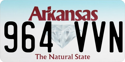 AR license plate 964VVN
