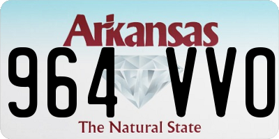 AR license plate 964VVO